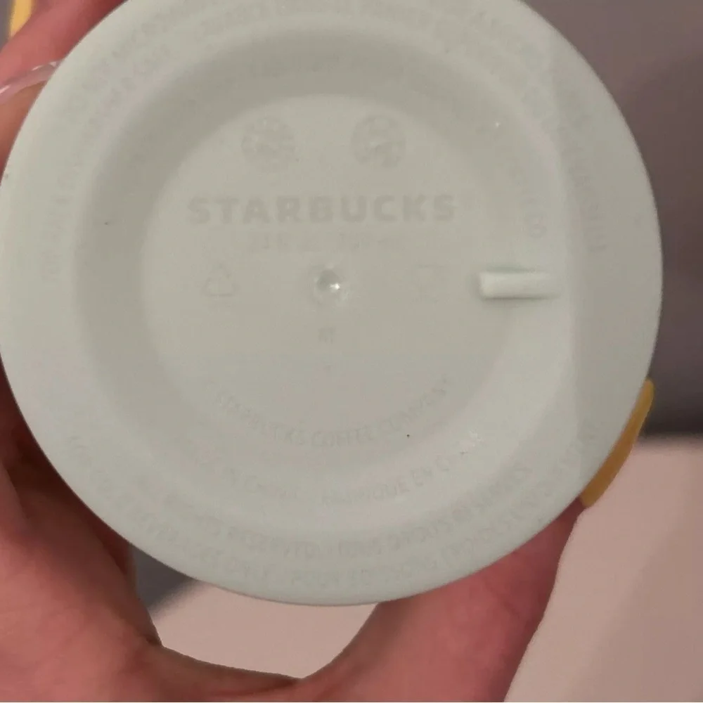 Starbucks 2024 Reusable Earth Month Cold Cup With Straw And Lid Reusable 24oz - Picture 7 of 7